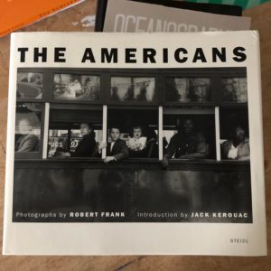 Book cover on desk: The Americans